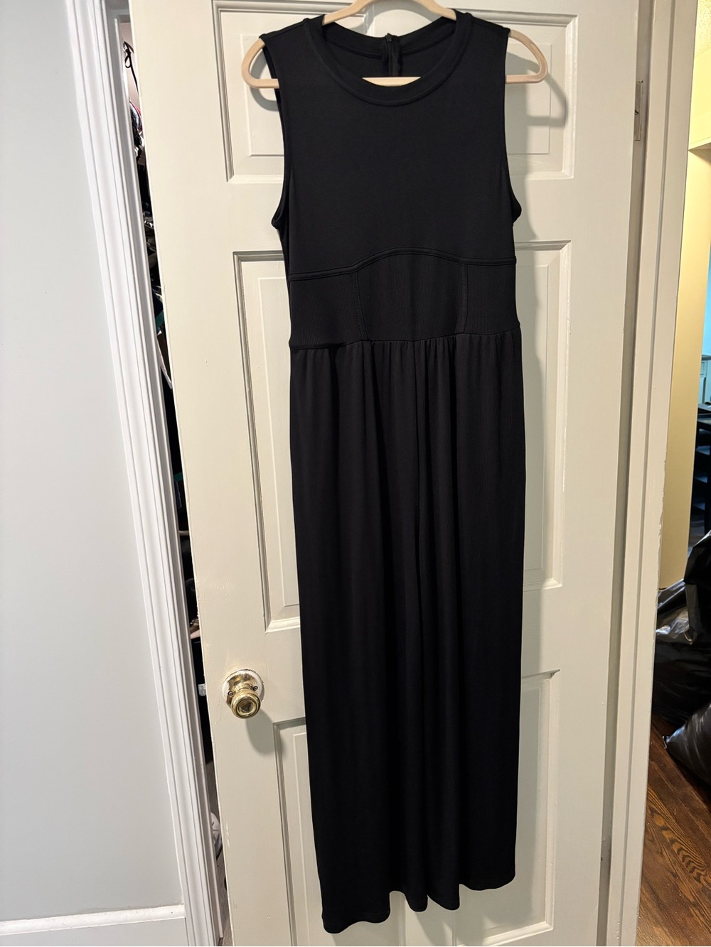Cider Black Sleeveless Jumpsuit